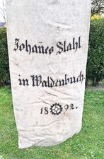 Antiker alter Leinensack/