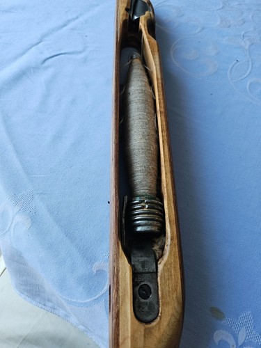 Antik weberschiffchen aus holz - antik,