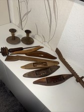 Alte Webschiffchen, Webstuhl