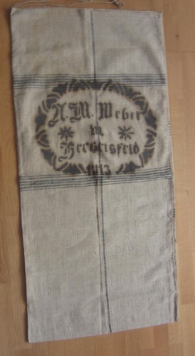 Antik unbenutzt leinensack - unbenutzt,