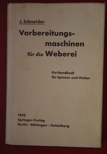 Vorbereitungsmaschinen für