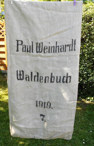 Antiker alter leinensack - alter, leinensack/